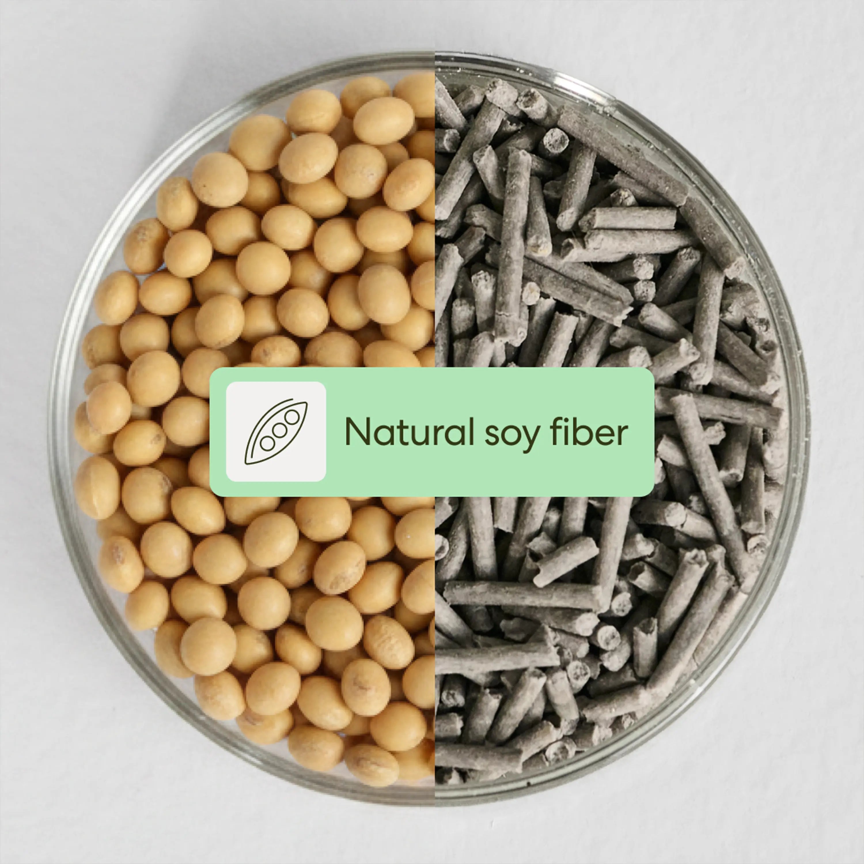 Really Great Cat Litter - Low-Tracking Tofu Cat Litter, Flushable, Clumping, Dust Free, Natural Eco Friendly Pellets, Odor Control