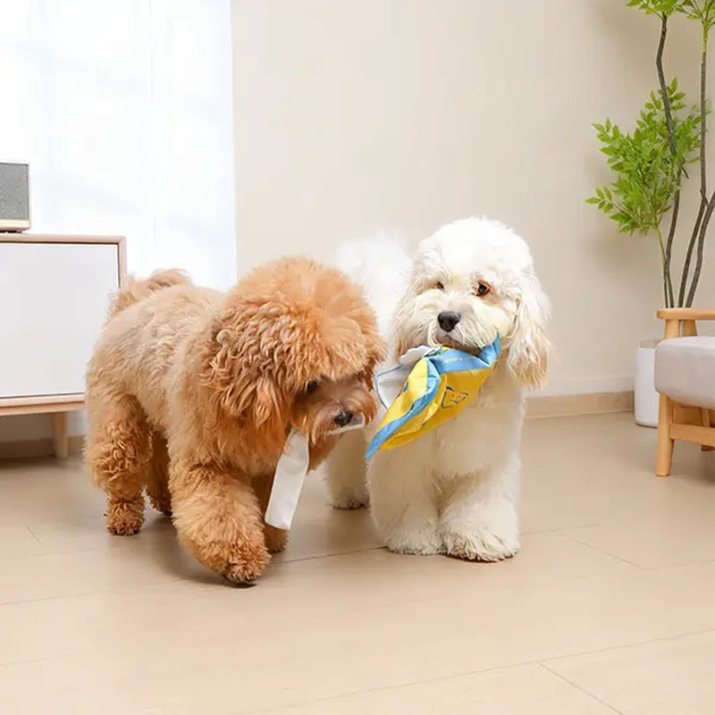 Snuffle Dog Toy Durable No-Stuffing Wet-Wipe Style Treat Pockets Double Squeakers Extra-Long Tug Design Interactive Puzzle for All Dog Sizes Dog Toys Squeaky Noise Dog Accessories Dog Products Omega Bite Dog Targetpet Corrector