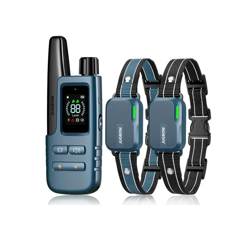 Jugbow Dog Training Collar - 4500FT Dog Shock Collar with Remote, 4 Training Modes, Security Lock, IPX8 Waterproof, Rechargeable E-Collar for All Breeds DT61