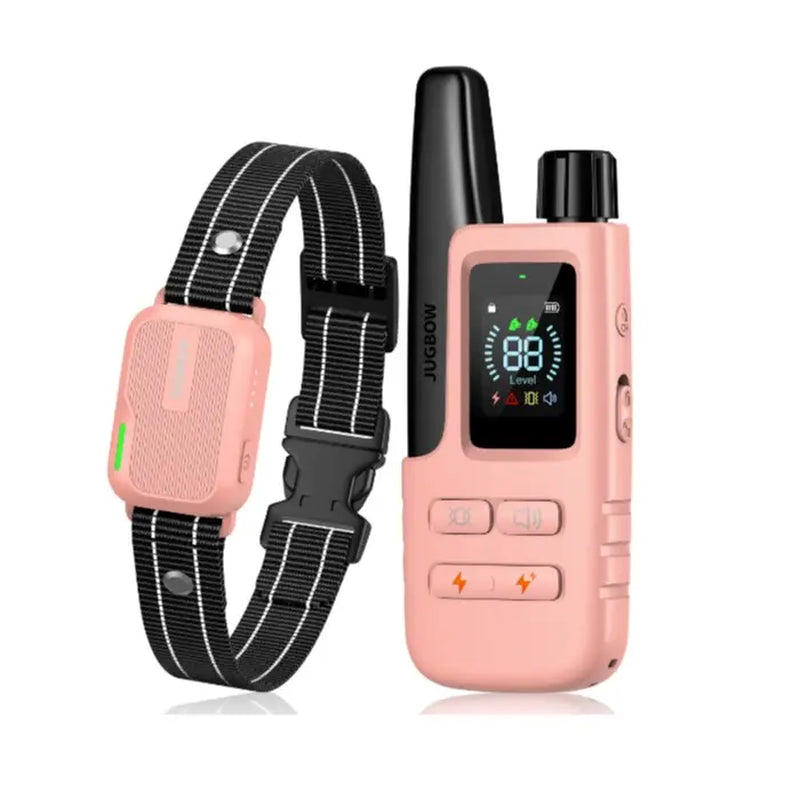 Jugbow Dog Training Collar - 4500FT Dog Shock Collar with Remote, 4 Training Modes, Security Lock, IPX8 Waterproof, Rechargeable E-Collar for All Breeds DT61