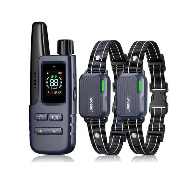 Jugbow Dog Training Collar - 4500FT Dog Shock Collar with Remote, 4 Training Modes, Security Lock, IPX8 Waterproof, Rechargeable E-Collar for All Breeds DT61