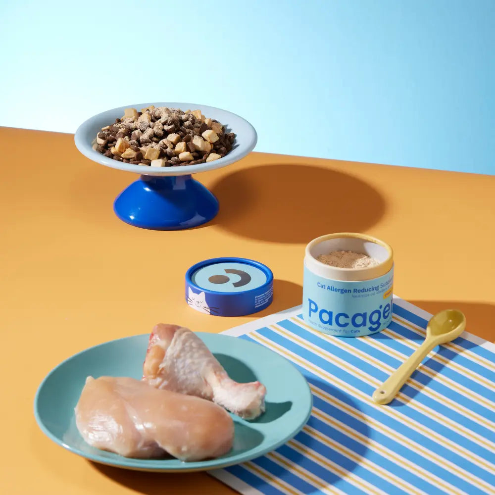 Cat Allergen Reducing Supplement - Removes 98% of Active Cat Allergens - Allergist Recommended