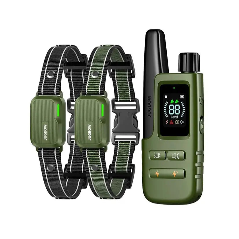 Jugbow Dog Training Collar - 4500FT Dog Shock Collar with Remote, 4 Training Modes, Security Lock, IPX8 Waterproof, Rechargeable E-Collar for All Breeds DT61