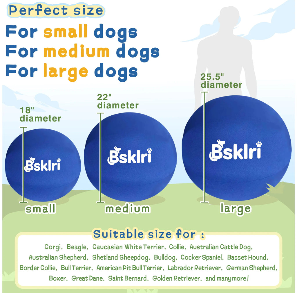 Inflatable Herding Ball for Dogs – Push & Chase Interactive Outdoor Dog Toy (NOT for Aggressive Chewer)
