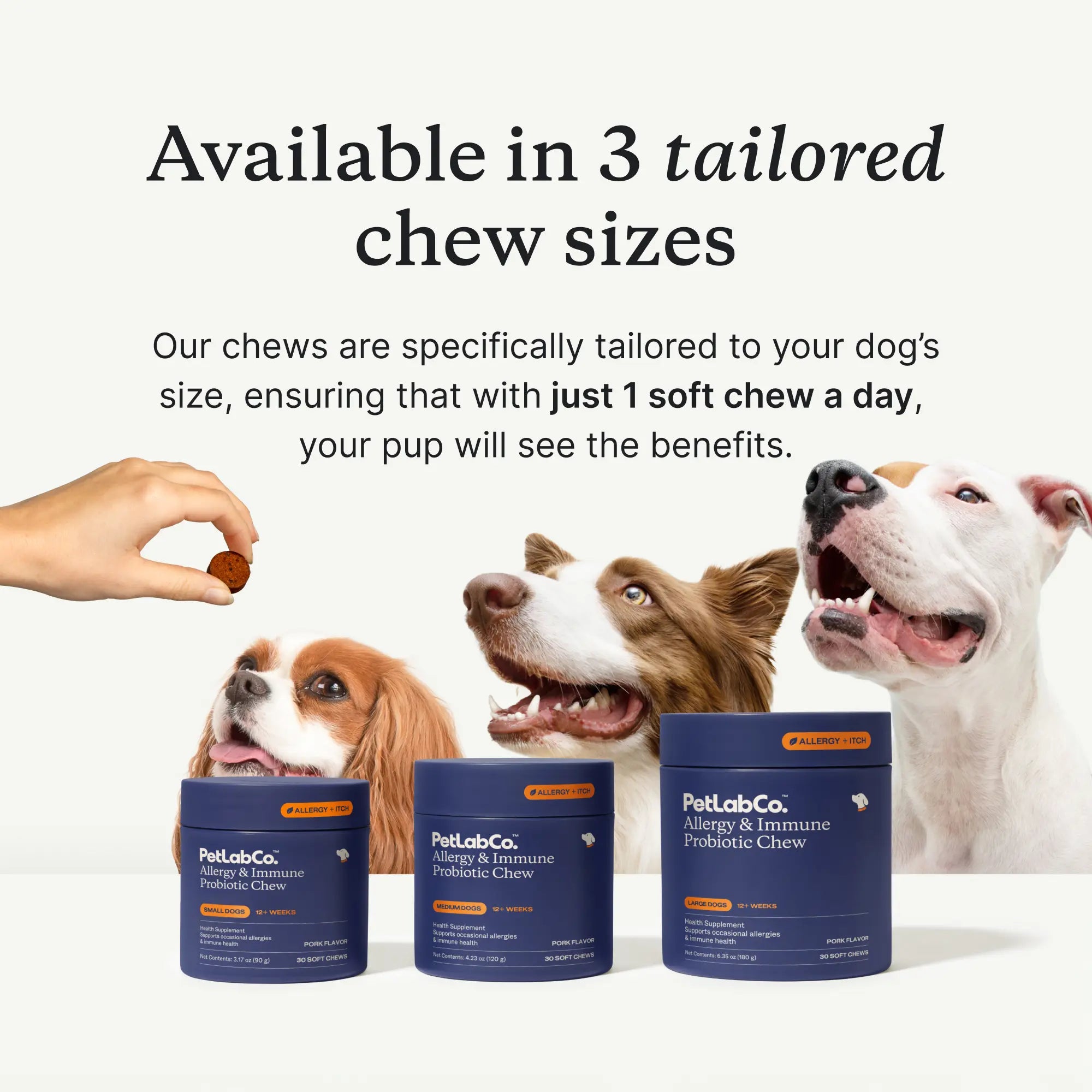 Allergy & Immune Chews - Dog Probiotics for Seasonal Allergies - Petlab Co.
