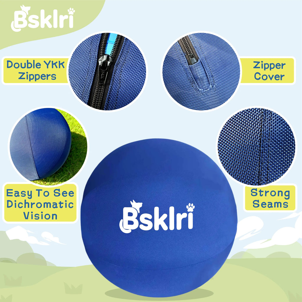 Inflatable Herding Ball for Dogs – Push & Chase Interactive Outdoor Dog Toy (NOT for Aggressive Chewer)